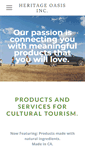 Mobile Screenshot of heritageoasis.com